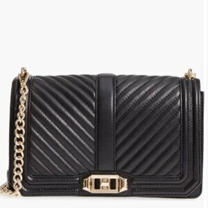 Rebecca Minkhoff Love Chevron Quilted Cross-body